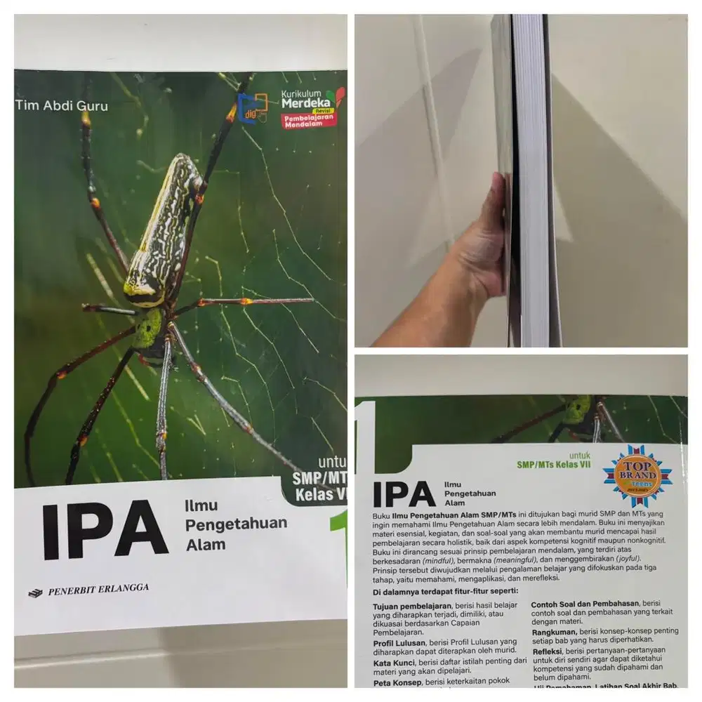 Erlangga IPA Kelas 7 edisi salah beli