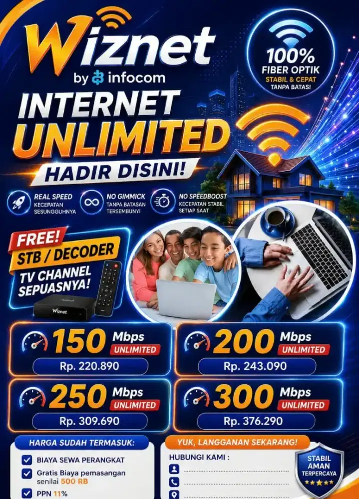 Promo Internet Unlimited