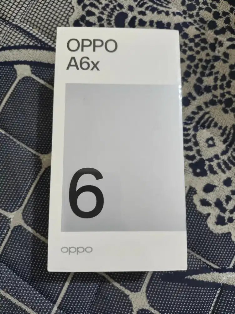 Oppo A6X 4 / 128 Baru Segel Murah Ungu Muda (Barang dapat dari Hadiah)
