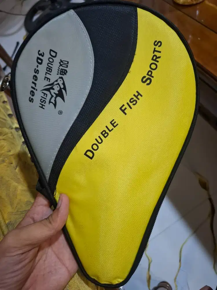Jual bet pingpong double fish 3d-c original - baru, belum pernah dipak