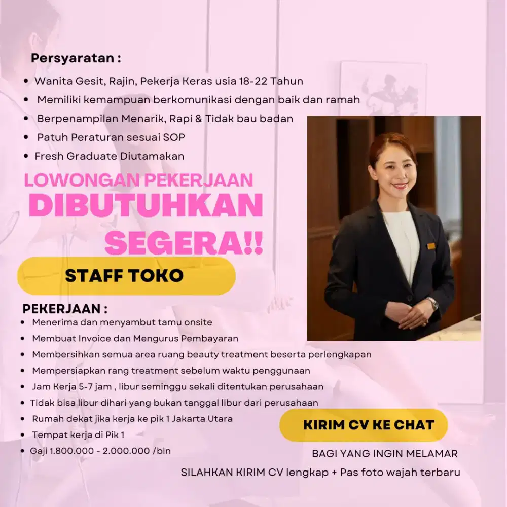 Loker Staf toko