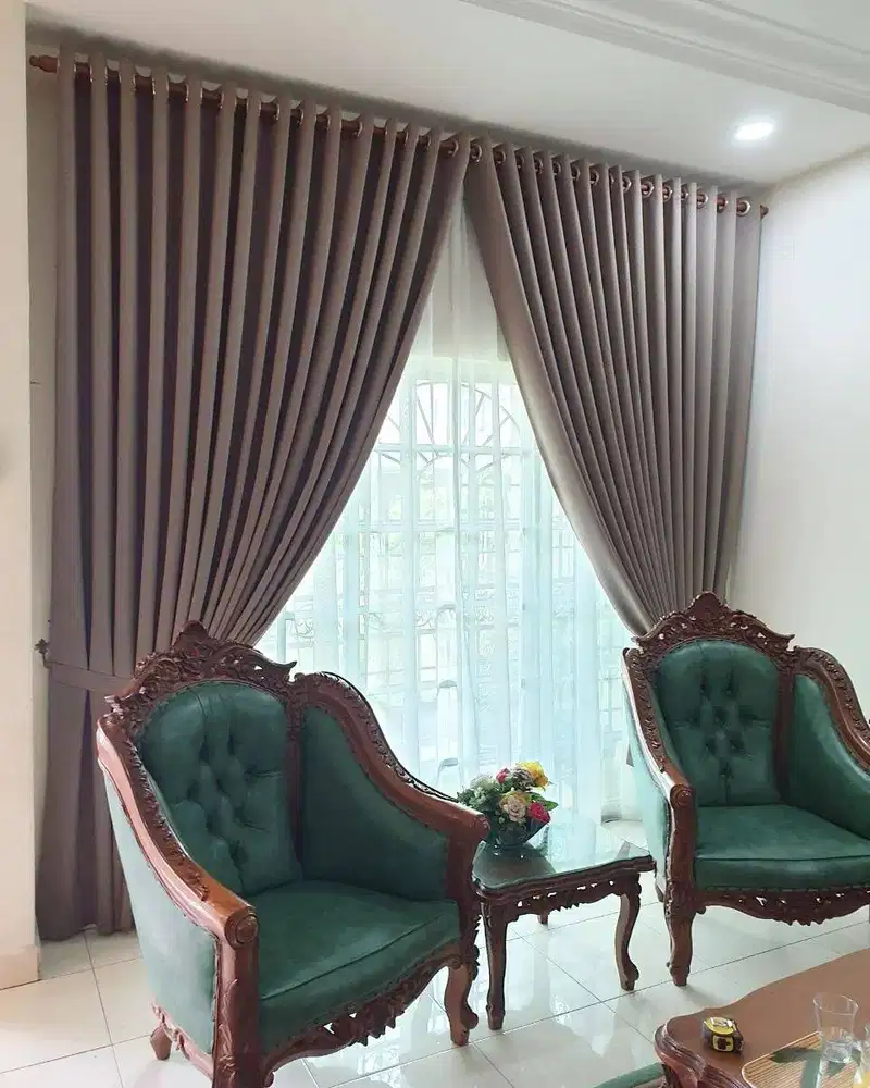 Jasa tukang pasang gorden model terbaru gorden blackout gorden kantor
