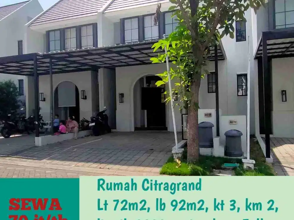 Disewakan rumah di Citragrand Sambiroto Semarang