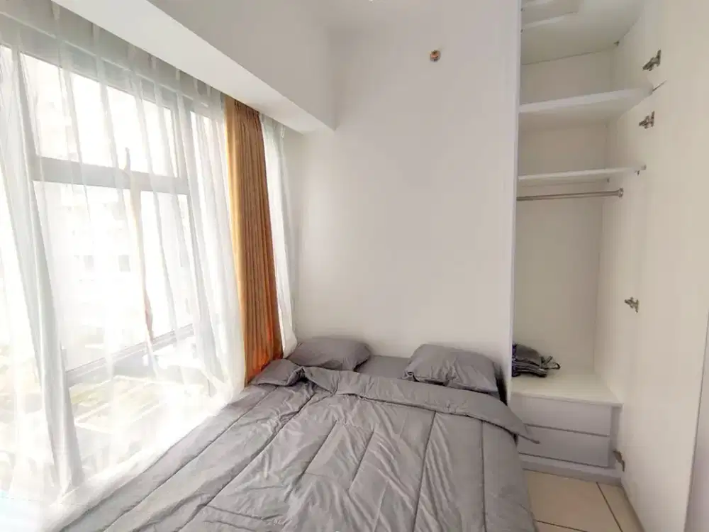 Dijual Apartment M Town, Gading Serpong, Lb.45m2, Type 2 BR, Full Furnished, Harga : 840 Juta Nego