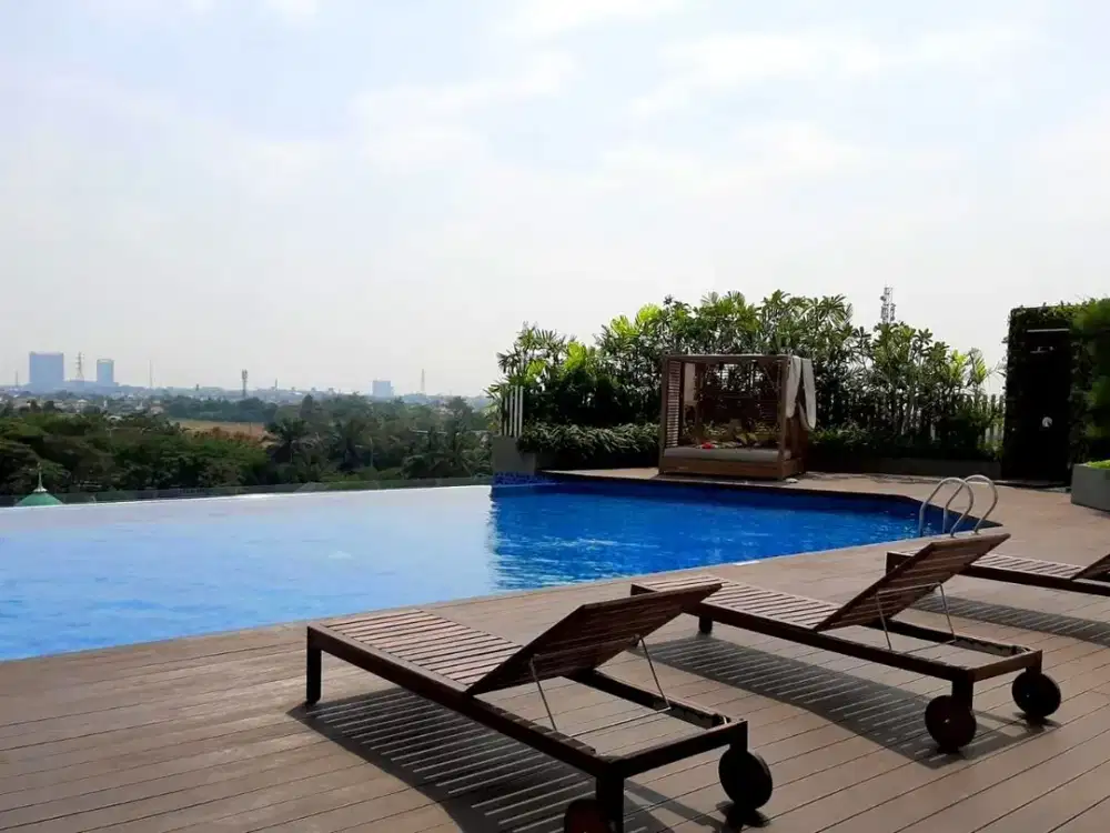 Dijual Apartment Springwood Residence, Alam Sutera, Lb.26m2, Type Studio, Full Furnished, Harga : 340 Juta