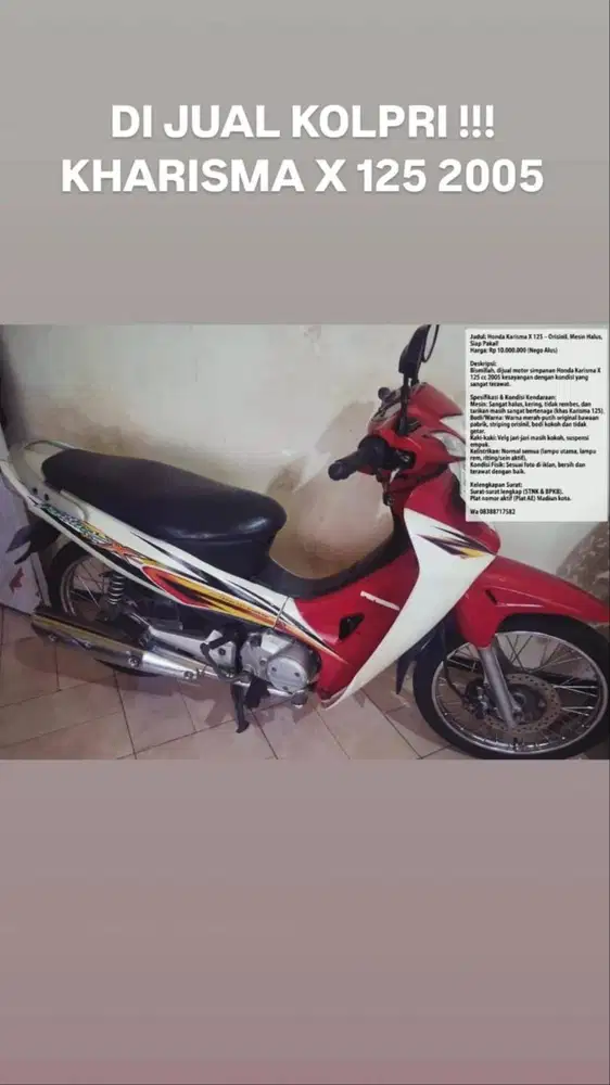 kharisma x 125 2005