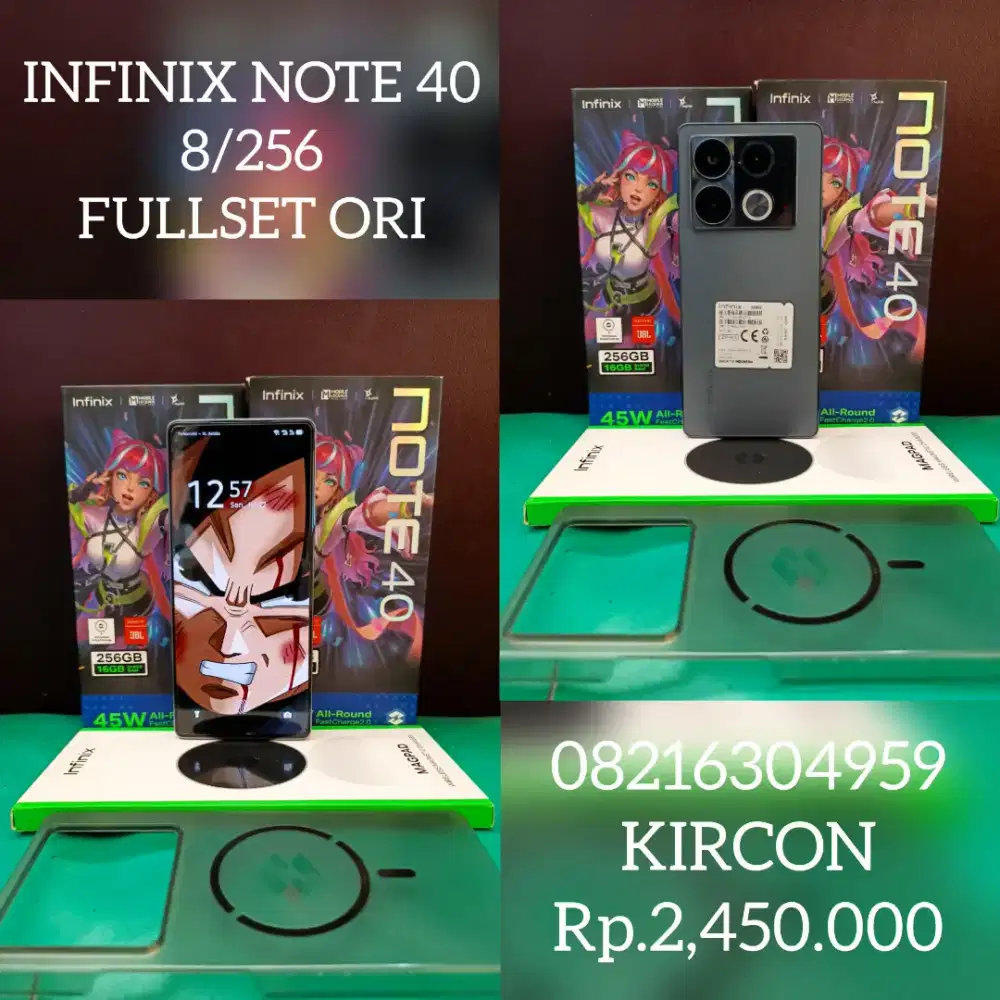 INFINIX NOTE 40 (8/256) FULLSET ORI