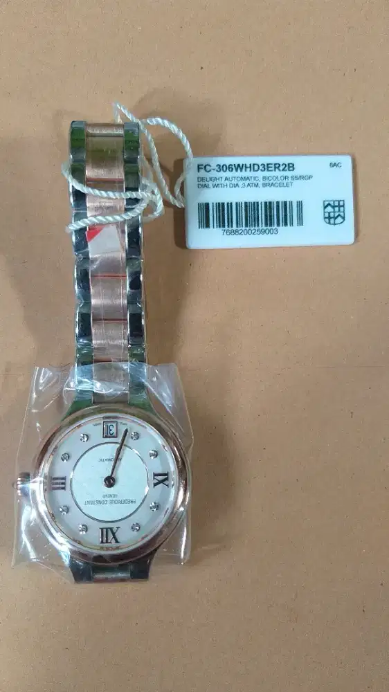 Jam tangan merk FREDERIQUE CONSTANT FC-306WHD3ER2B