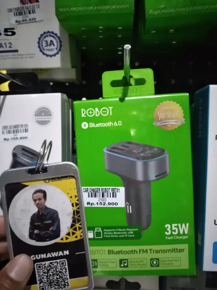 Car charger ROBOT RBT01 ATLANTIS DAHSYAT