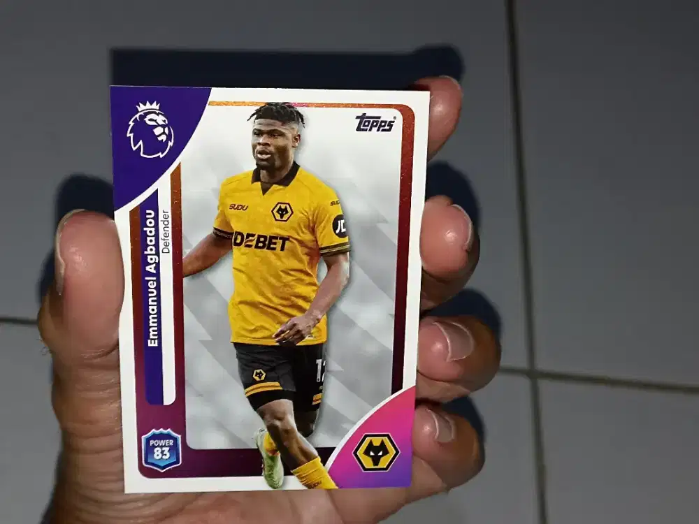 Kartu Bola Import Emmanuel Agbadou Original