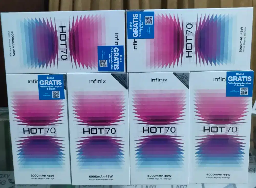 New Infinix Hot 70 Ram 4/128 GB Garansi Resmi 1 Tahun