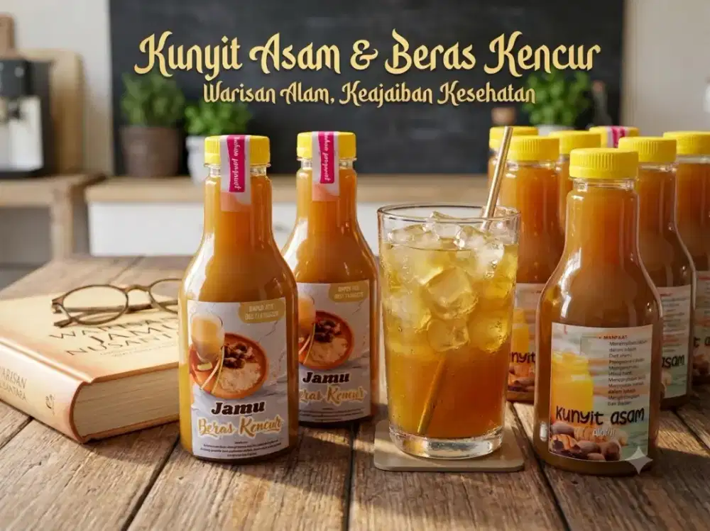 Jamu kunyit asam beras kencur kesehatan