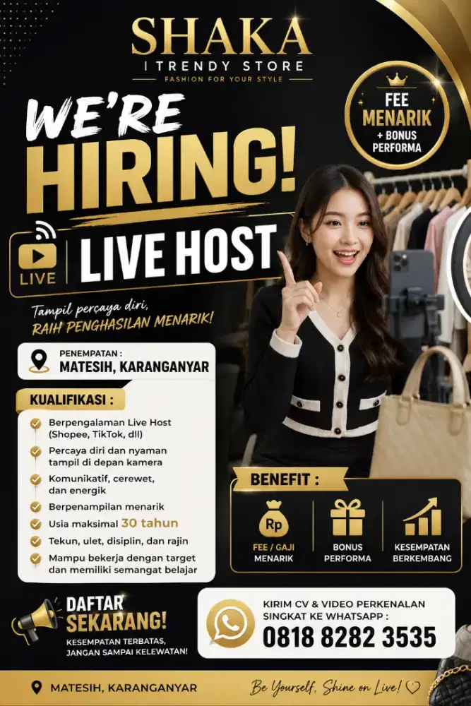 Lowongan pekerjaan Urgent