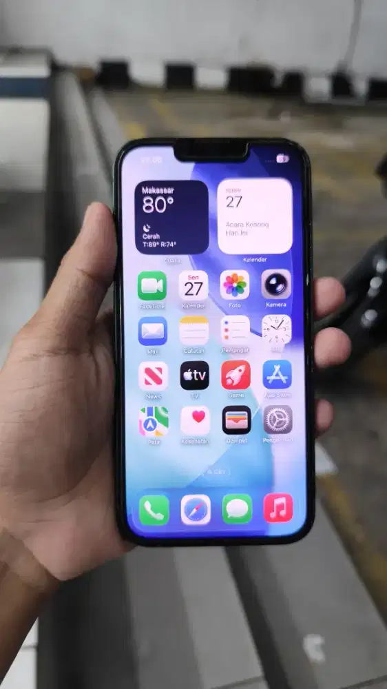 Iphone 13 128gb Hijau Ex inter fullset