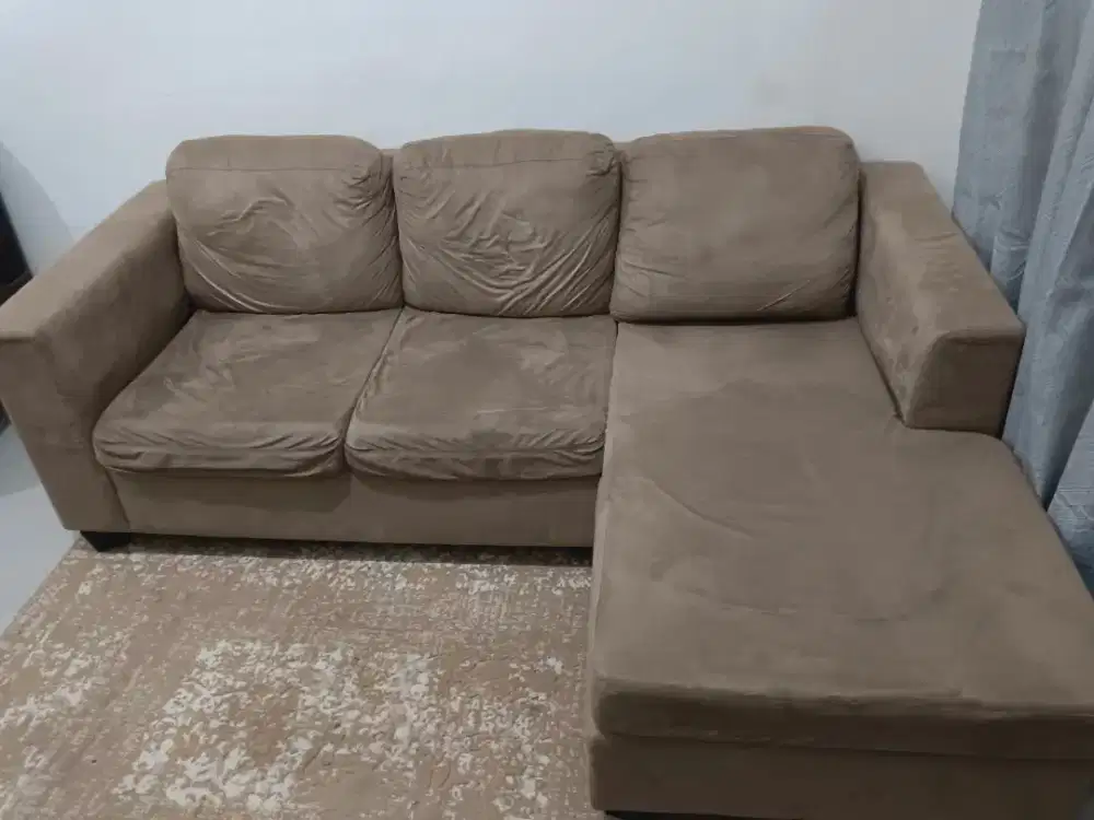 Sofa L Minimalis Merk Informa