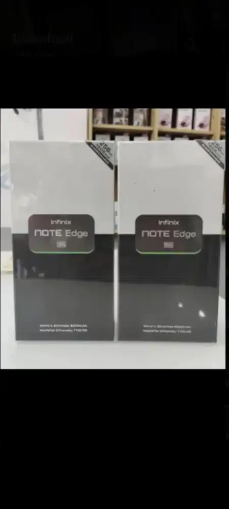 Infinix note edge 5G 8/256 layar lengkung curve