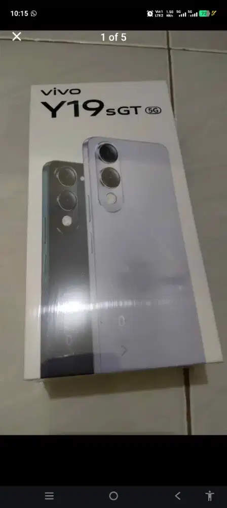 (Baca deskripsi ya) VIVO Y19S GT 5G 6/128 GREEN