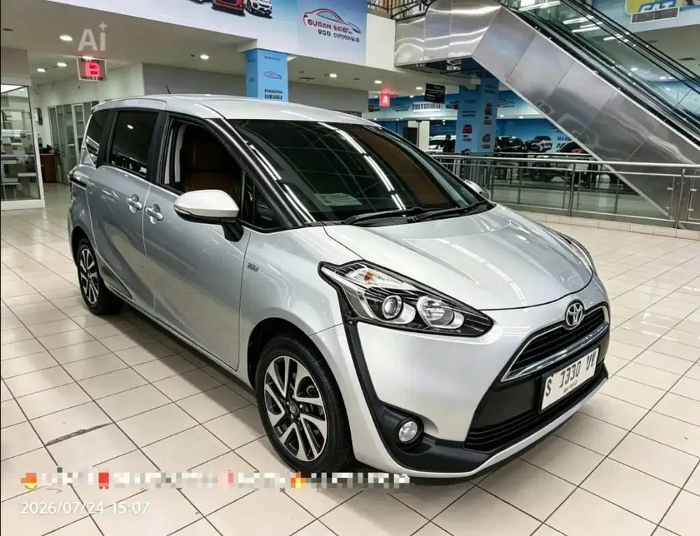 SIENTA V 1.5 MATIC 2017, KM 75 RIBU