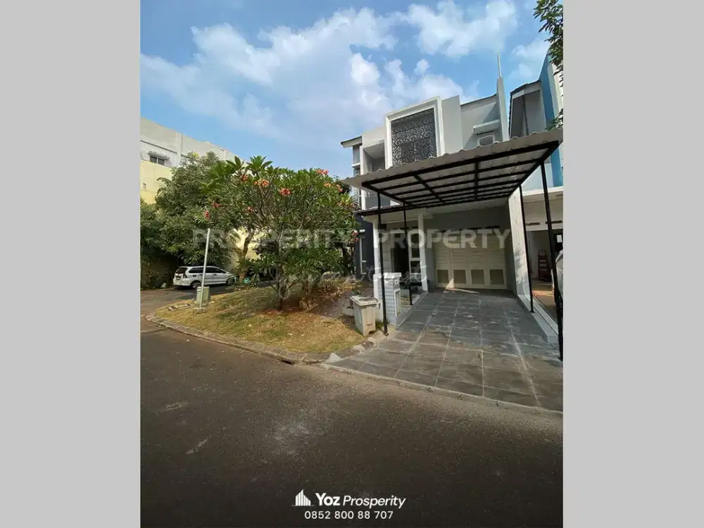 Rumah Hoek Baru Renovasi di Cluster Darwin Scientia Summarecon Gading Serpong