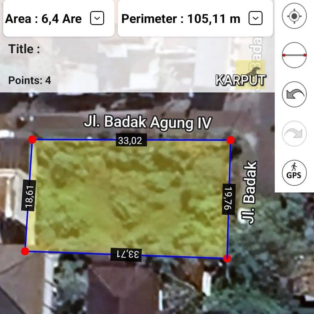 Di jual tanah premium di pusat kota denpasar dekat sanur