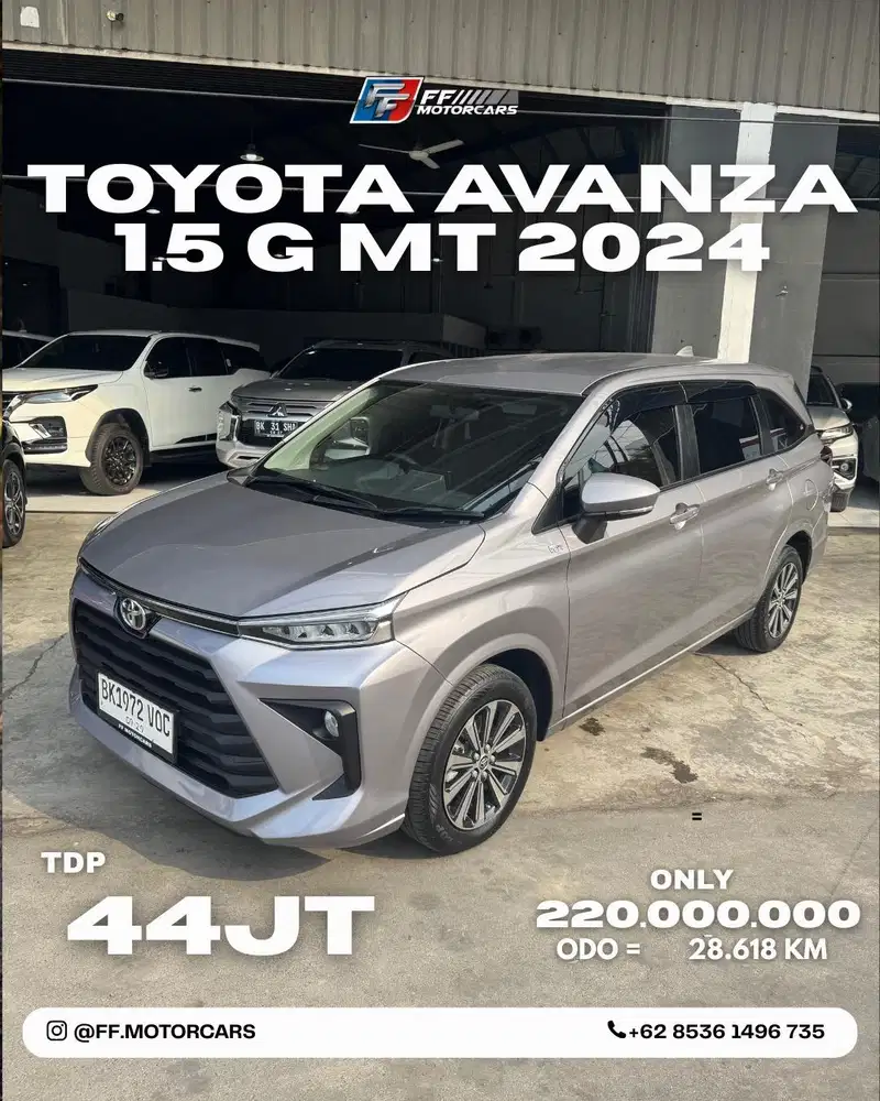 Toyota Avanza 1.5 G MT 2024.