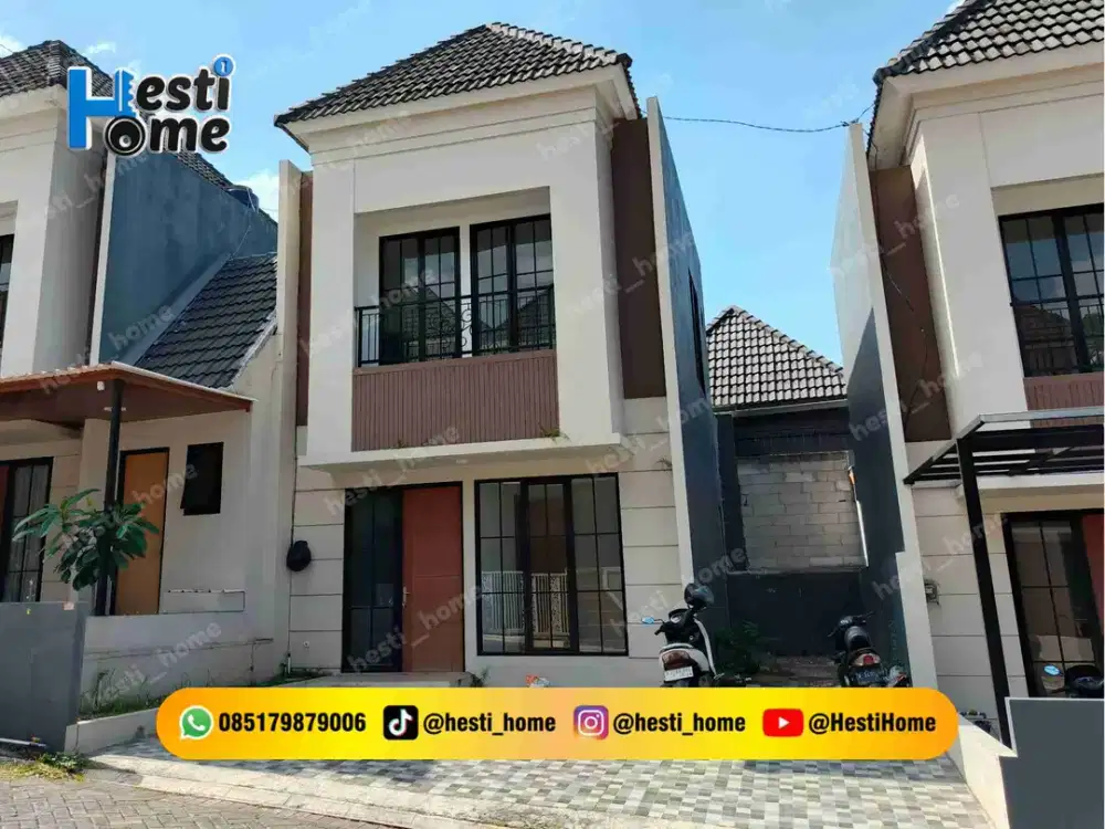 Rumah Mewah di Banyumanik Cuma 750jt 2lantai SHM ready di dalam cluster