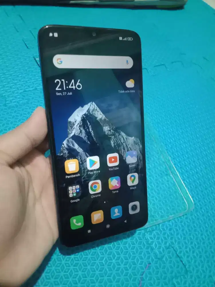 redmi not 8 pro ram 6/64 normal batangan minus pojok boncel dikit