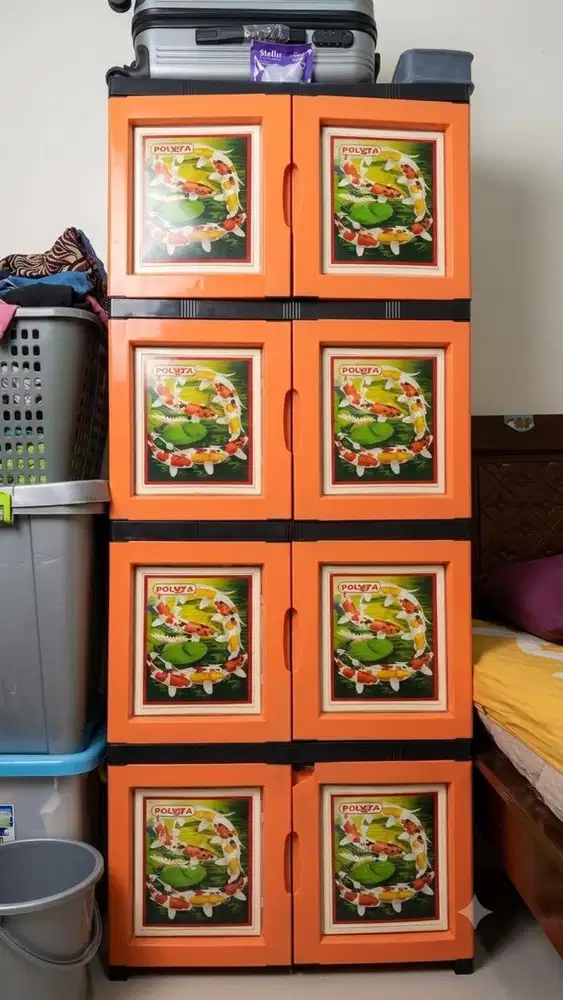 meja belajar cowo dan lemari baju
