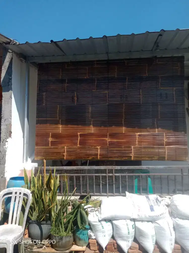 Tirai Bambu Wulung Asli COD