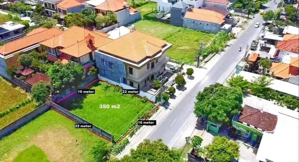 Di jual tanah premium di tukad badung renon denpasar  dekat sanur