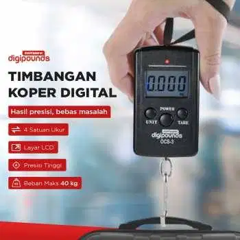 Timbangan Koper Gantung Digital 40kg 0.005-0.1kg