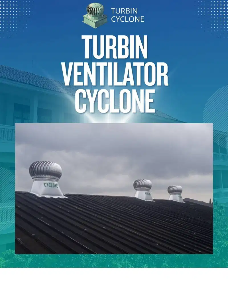 Cara Mengatasi Gudang Pengap dengan Turbin Ventilator Cyclone