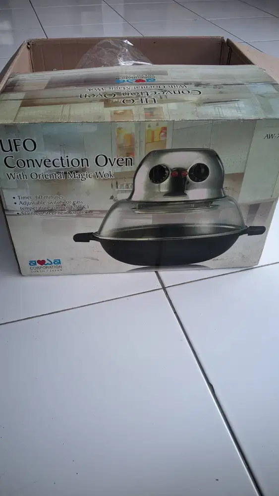 UFO Convection Oven With Oriental Magic Wok merek AWA Corporation