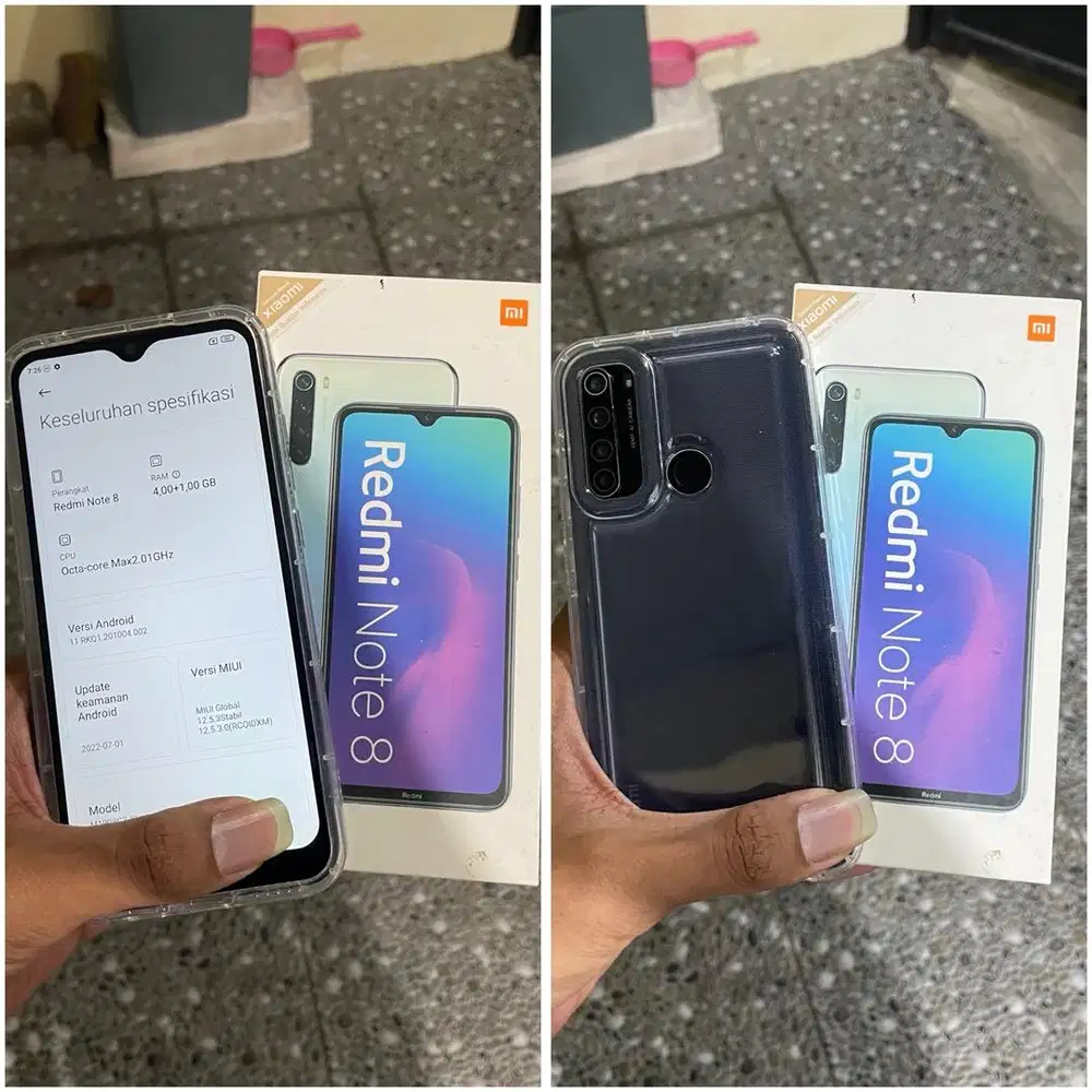 REDMI NOTE 8 (SIDIK JARI ON) RAM 4+1 / 64