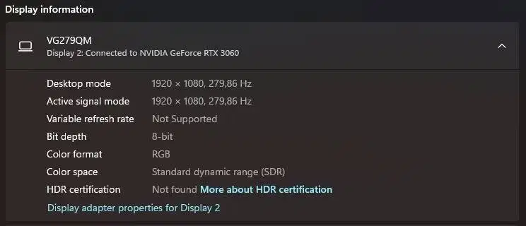 Monitor Asus TUF VG279QM 280hz Fast IPS