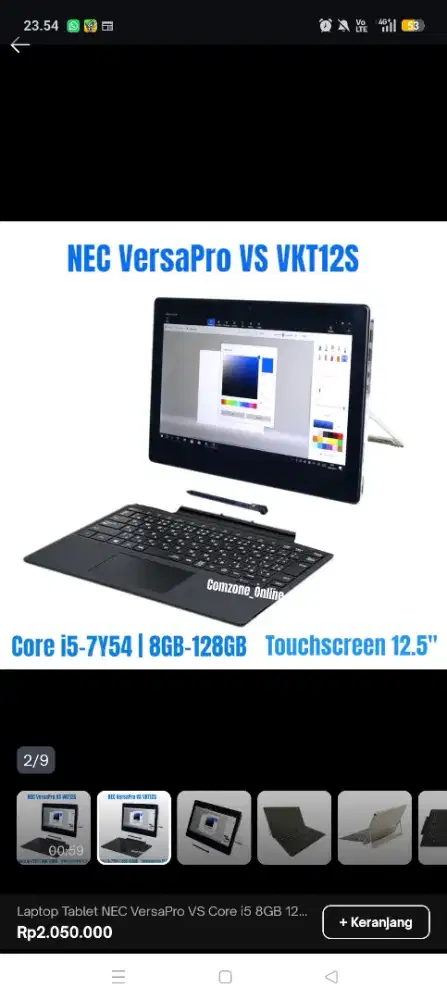 Dijual murah laptop touchscreen