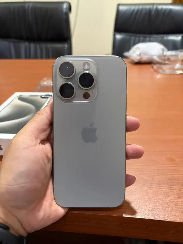Iphone 15 Pro 128 GB Natural Titanium Resmi Blibli