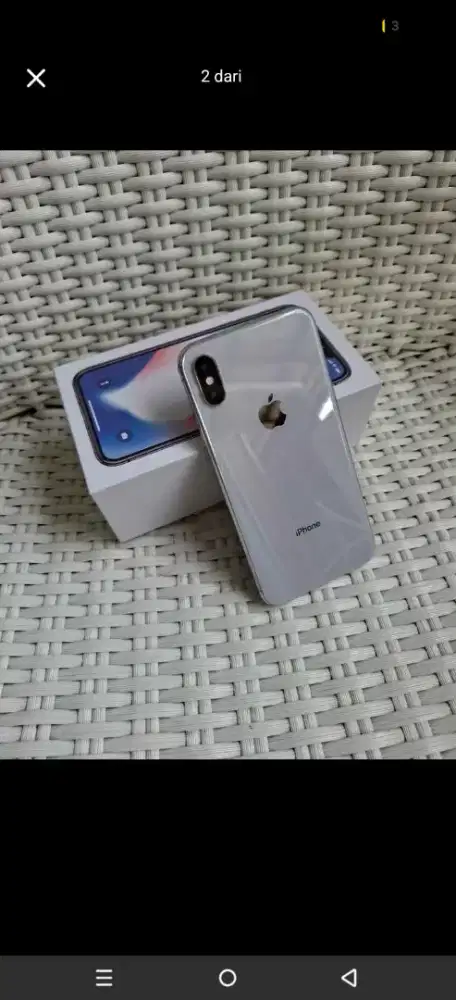 IPHONE X 256 INTER CUKAI RESMI.