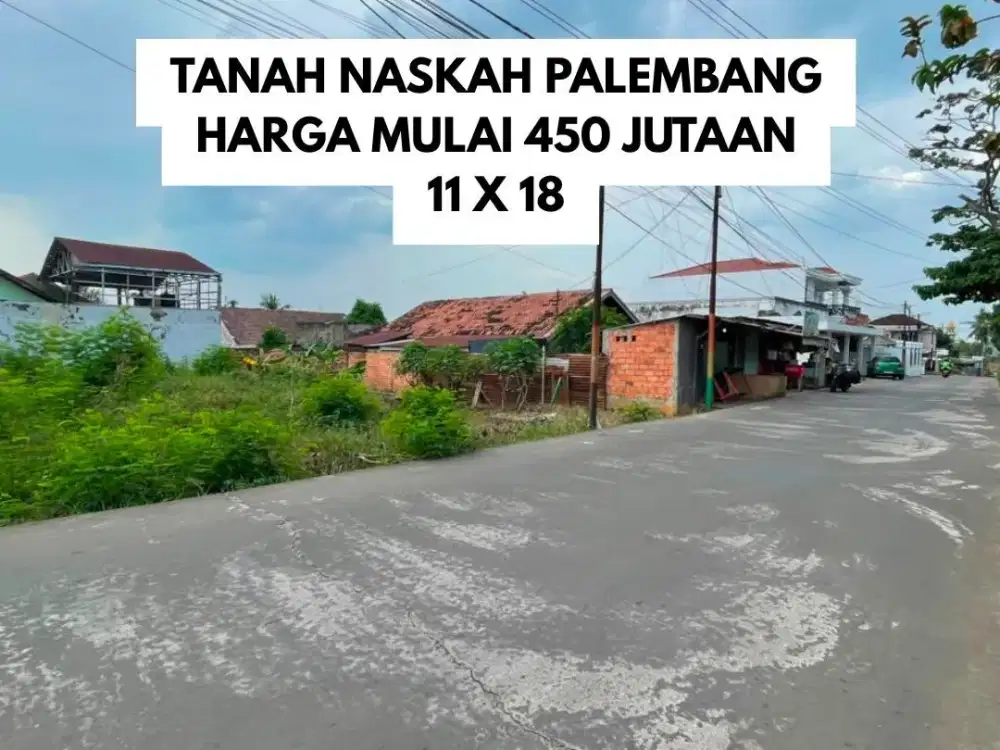 TANAH PINGGIR JALAN NASKAH 3 PALEMBANG
