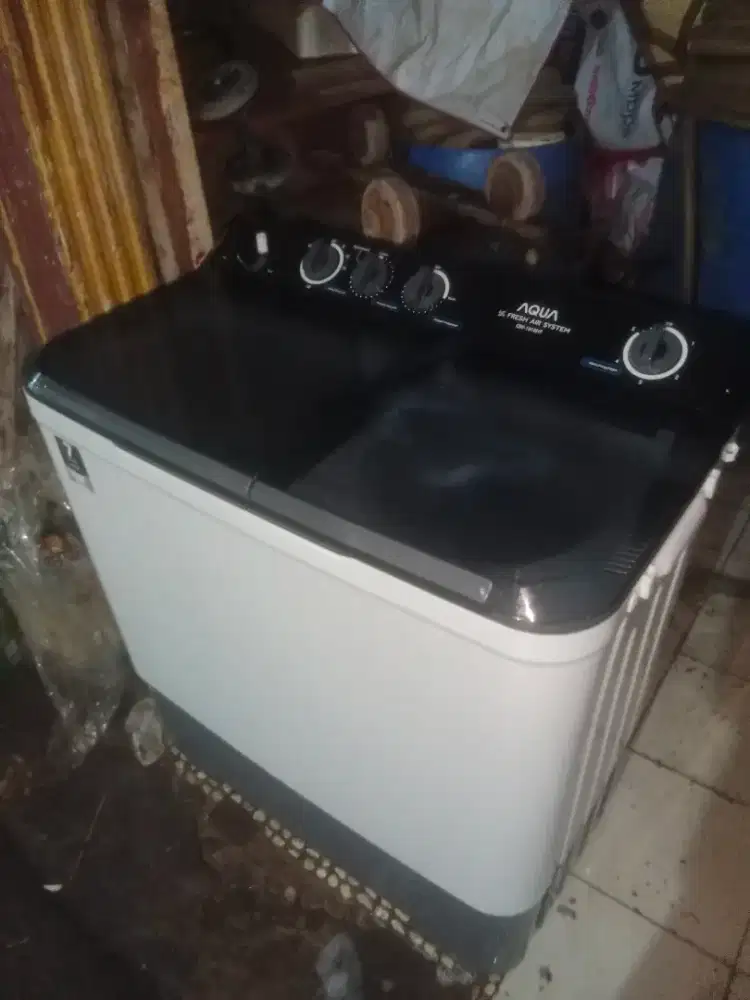 MESIN CUCI MERK AQUA 10KG JUMBO