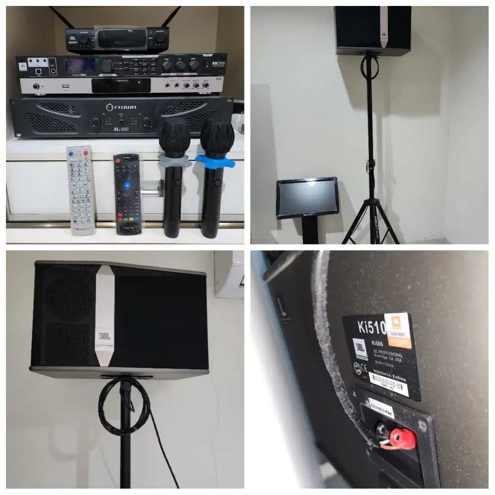 Speaker audio karaoke set original JBL