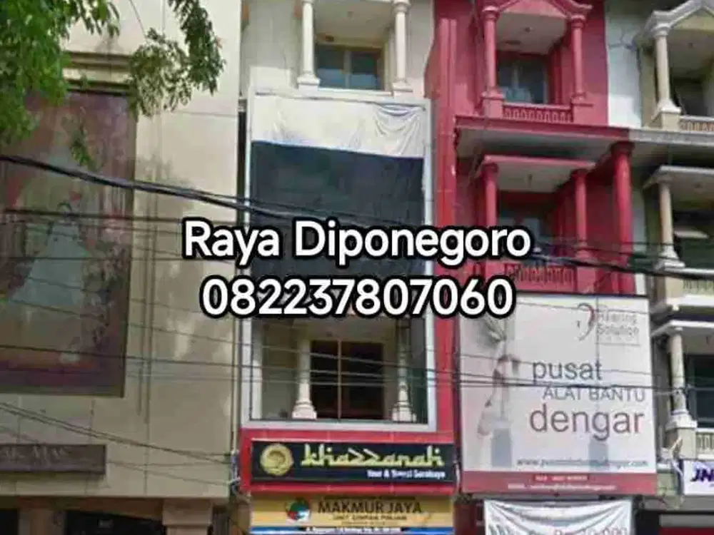 Strategis Ruko 4 lantai Raya diponegoro jantung bisnis surabaya