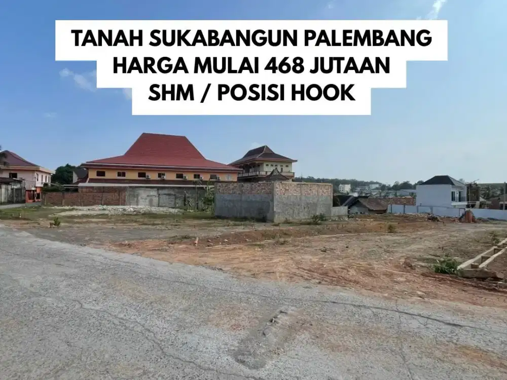 tanah sukabangun 2 palembang siap bangun