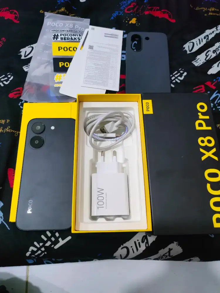 Poco X8 Pro Ram8+8/256 Fullset Mulus Likenew No Minus