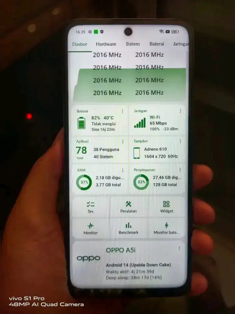 Oppo a5i ram 4+4/128 pullset mulus no minus