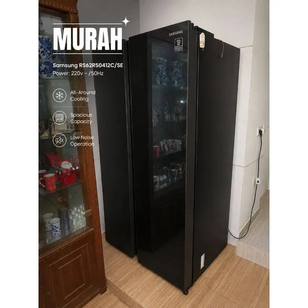 Kulkas SAMSUNG Side by side RS62R50412C/SE