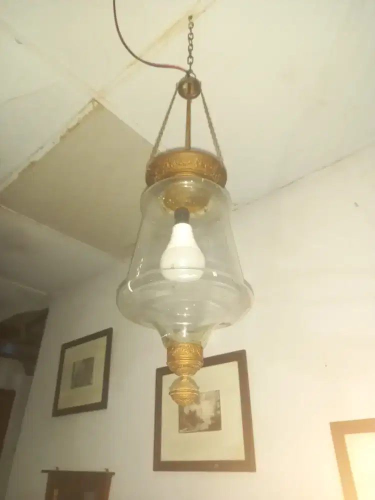 Lampu gantung jadul motif aladin