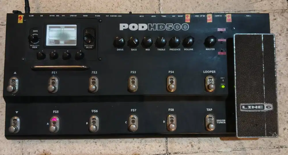 Efek gitar Line 6 POD HD500