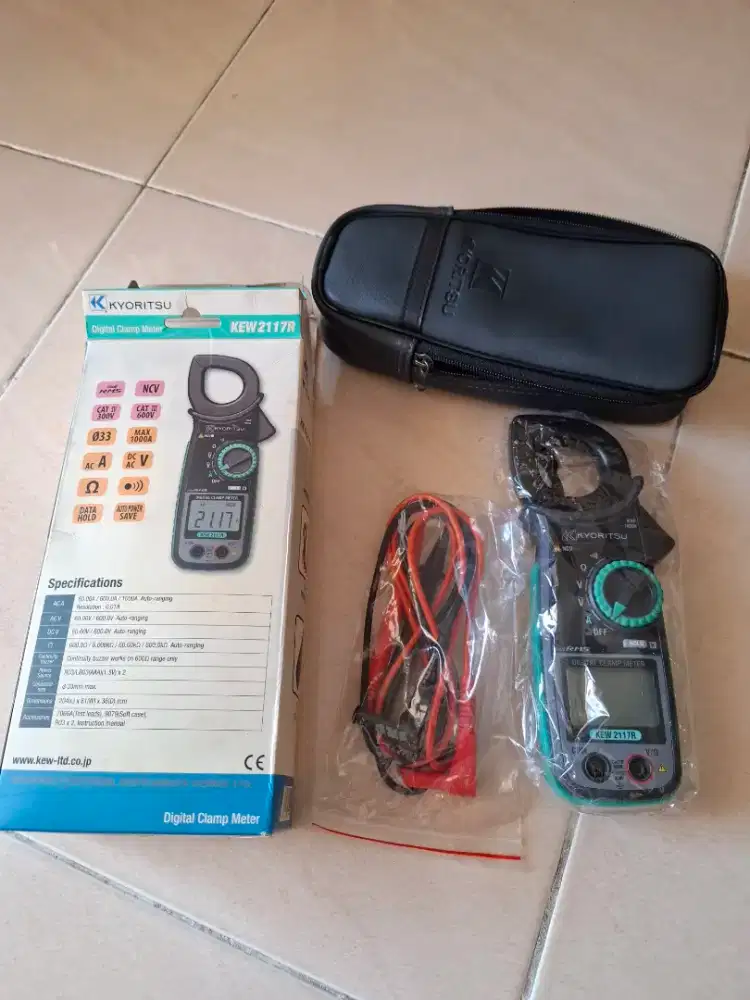 Jual elektronik Tang Ampere / Clamp Ampere merk Kyoritsu KEW 2117 r