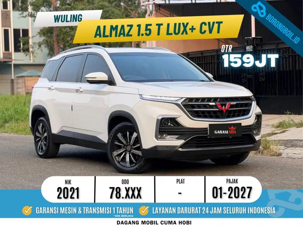 Almaz 1.5 T Lux + cvt 7 seater 2021 Putih